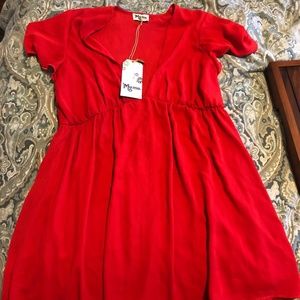 Show Me your MuMu - Red Austin Dress